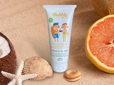 Organiczny krem przeciwsłoneczny dla dzieci SPF50+ 100 ml 0m+ BUBBLE&CO