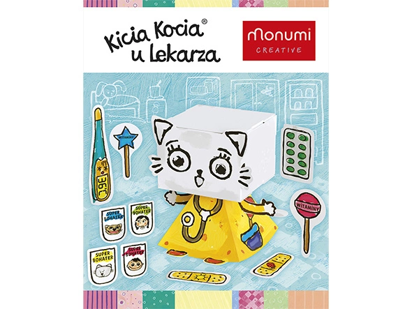 Kolorowanka 3D Creative Head - Kicia Kocia u lekarza 3l+ MONUMI