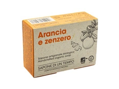 Organiczne mydło w kostce Pomarańcza & Imbir 100 gr - SAPONE DI UN TEMPO