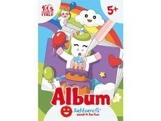 Album do kolorowania piaskiem Jednorożce 5l+ SABBIARELLI